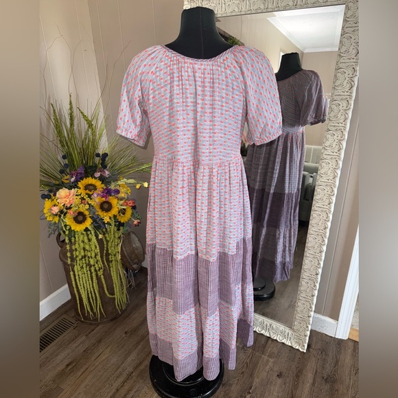 Ace & Jig • Swiss Dot Puff Sleeve Maxi Dress - Picture 13 of 15